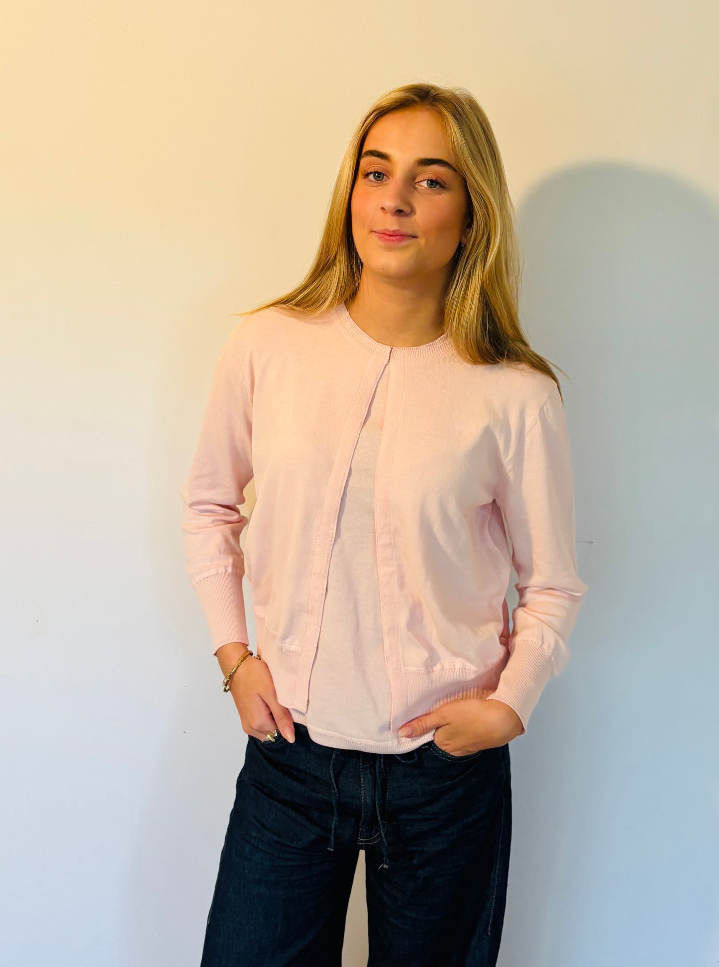 Darley cardigan - Soft pink