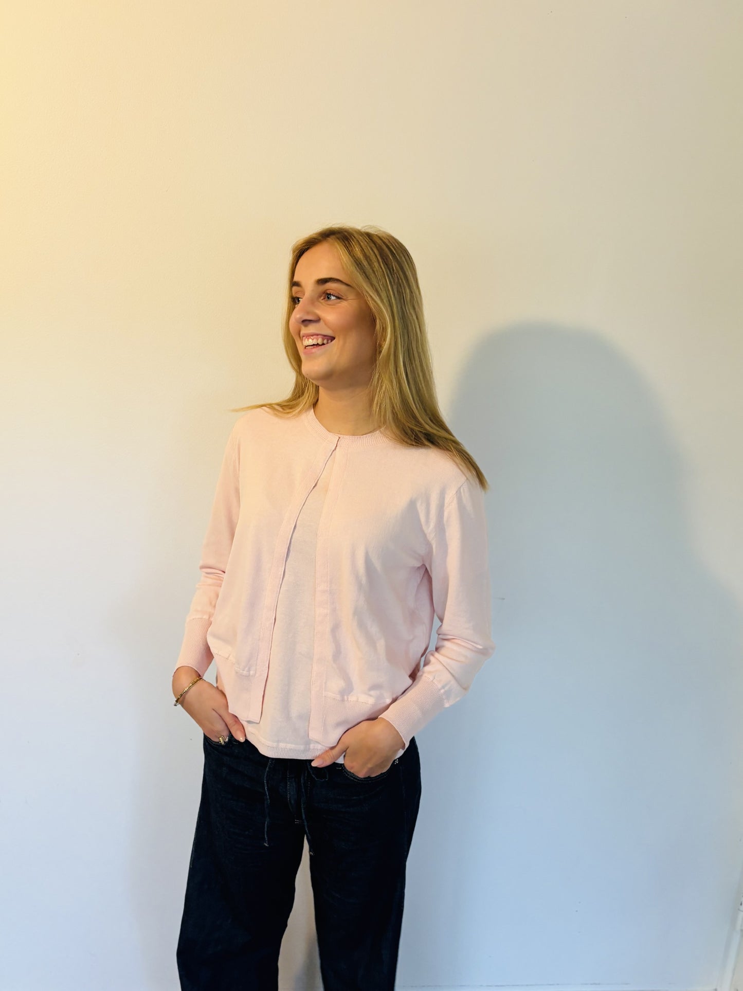 Darley cardigan - Soft pink