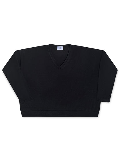 Gean V - 100% cashmere, Black